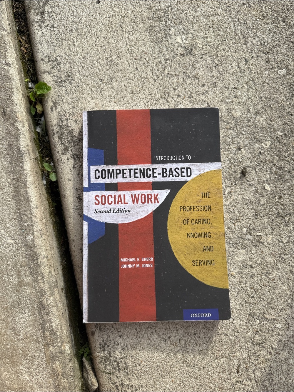 Oxford Competence-Based Social Work - Black, Red, Yellow Cover